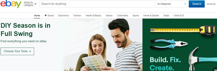 сайт интернет-магазина ebay.com