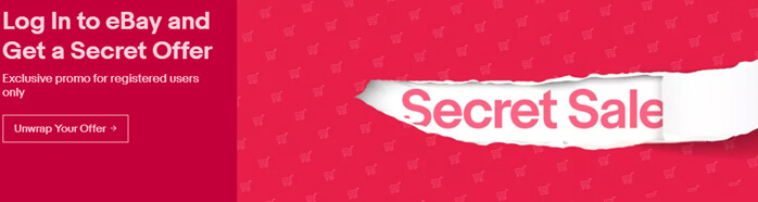 секретная распродажа в ебей